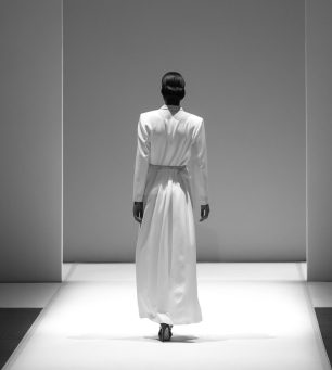 Fashion show, catwalk event, runway show, fashion week themed photograph.